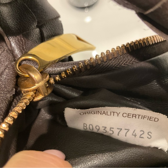 Bottega Veneta BV Jodie Hobo Intrecciato Nappa Mini - Brown w/ gold accents - Picture 5 of 7